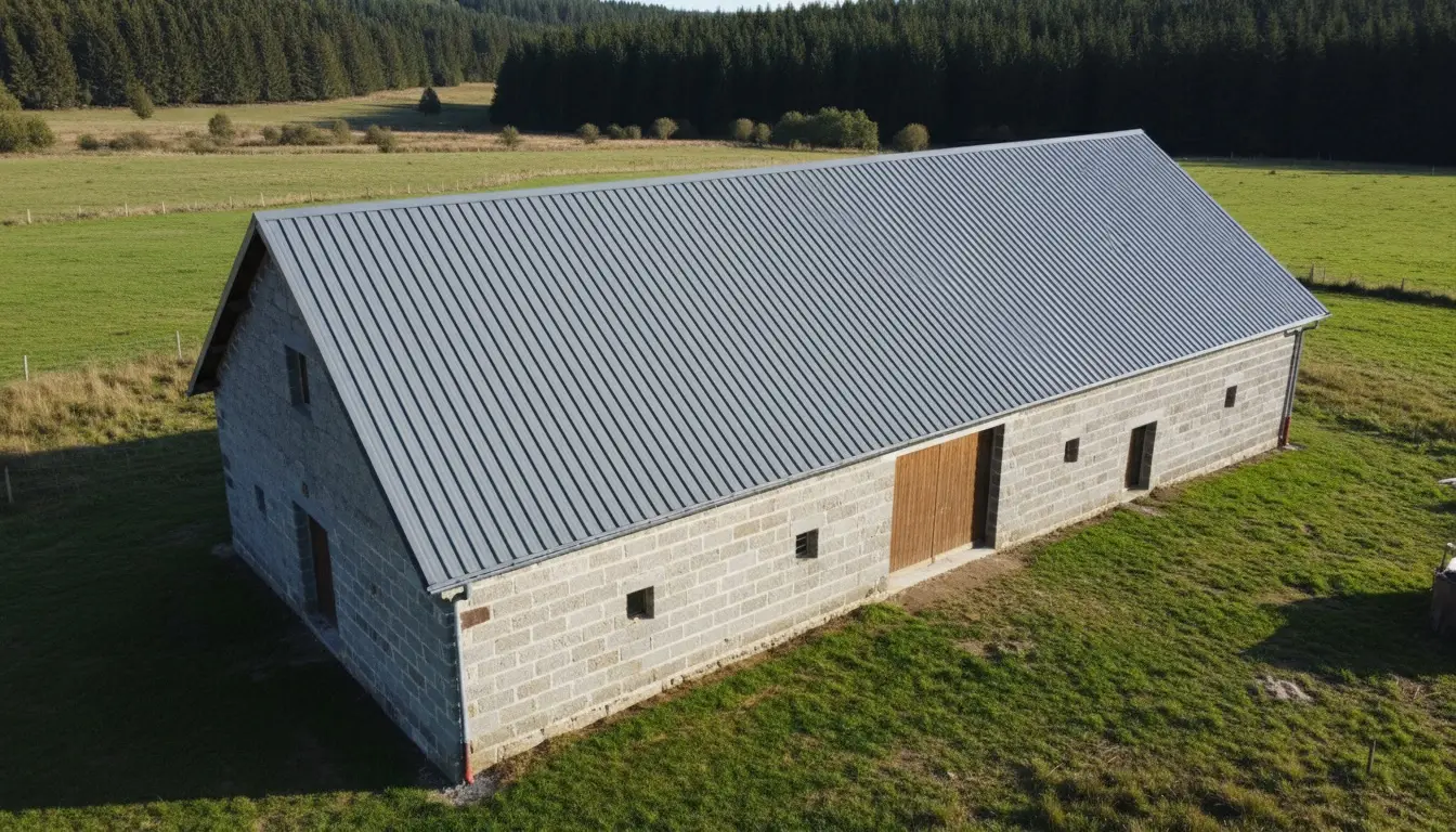 Rénovation de toiture fibro ciment agricole